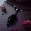 Cross Thorn Heart Gothic Necklace: Dark Trendy Hip Hop & Niche Subculture Accessory