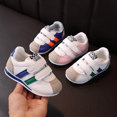 Baby Shoes Children's Leather Lightweight Toddler Shoes Spring and Autumn Boys Soft Sole Forrest Gump Shoes Baby Sports Shoes