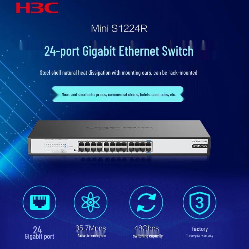 H3C Mini Series Gigabit Ethernet Unmanaged Switches