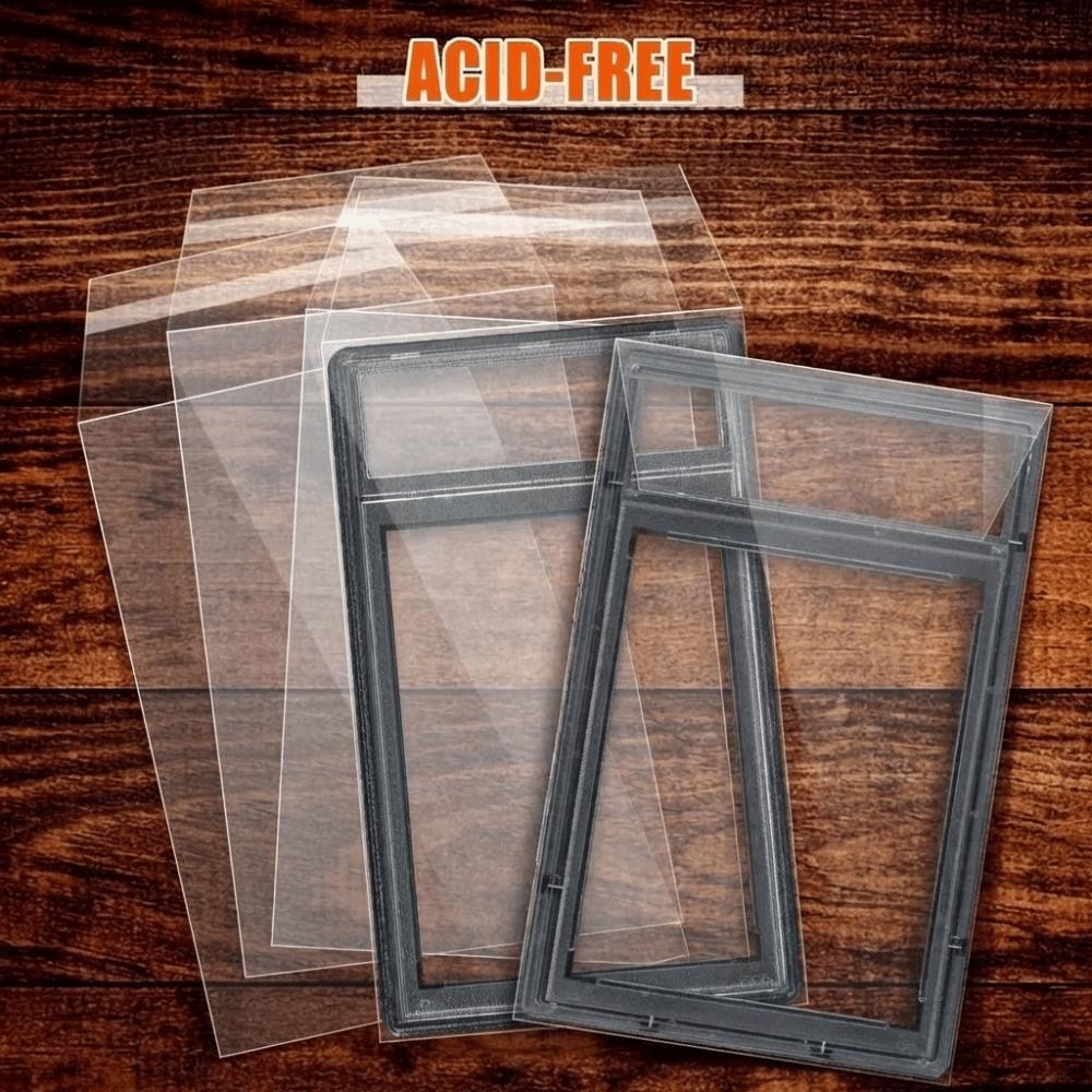 100 Sheets Strong PSA BGS Card Brick Film Waterproof Score Card Protective Film  For Card Box