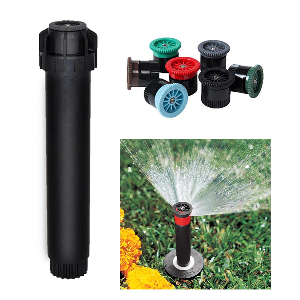 Garden Pop Up Sprinklers 0-360 Degree Adjustable Automatic Stretching Scattering Sprinkler Garden Lawn Agriculture Buried Nozzle