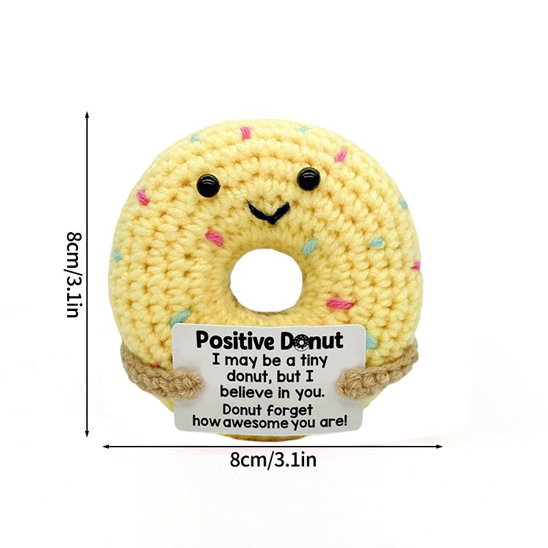 Crochet Positive Energy Doll Pocket Hug Gifts Handmade Knitted Ornament Handmade Doll Valentine's Chrismas Gifts Navidad 2026