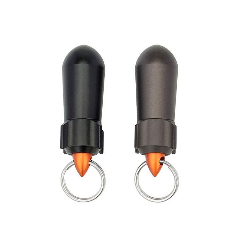 Mini Aluminum Alloy Waterproof Bottle Camping Survival Seal Bottle EDC Outdoor Tool.