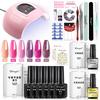 54W Nail Lamp with Drill, Gel Polish Kit, Quick Dry Nail Tools for Salon & Home Use