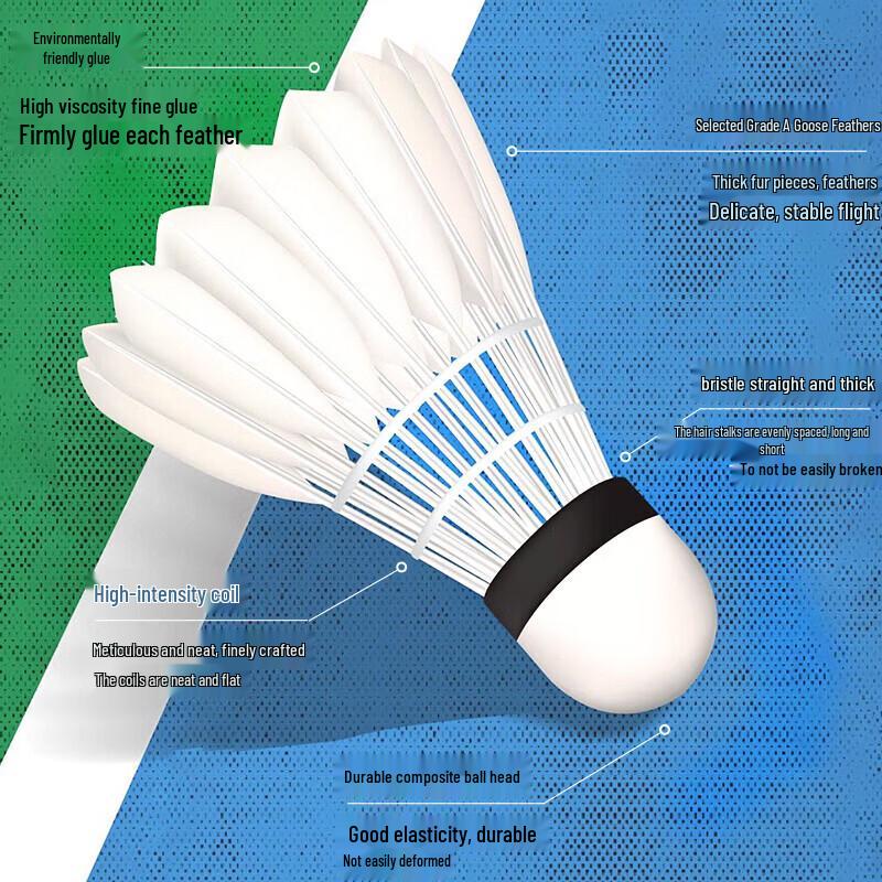 Double Fish Colorful Durable Badminton Shuttlecocks