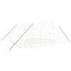 VidaXL Greenhouse with White Steel Frame 16 M² 4x4x2 M, Polytunnel, Cold Frame, Tomato Greenhouse, Garden Greenhouse, 3188072