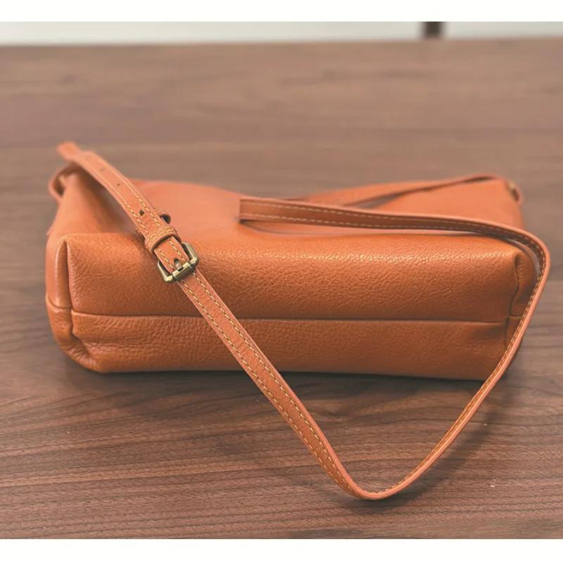 Johnature Ekte Lær Allsidig Dame Liten Veske Mykt Kuskinn Lett Skulder Crossbody Vesker