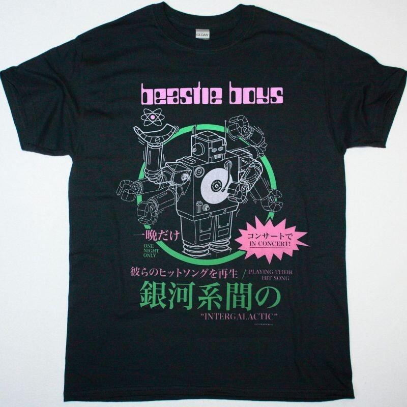 

BEASTIE BOYS INTERGALACTIC NEW BLACK TSHIRT Best Rock Tshirt Unisex T-Shirt S