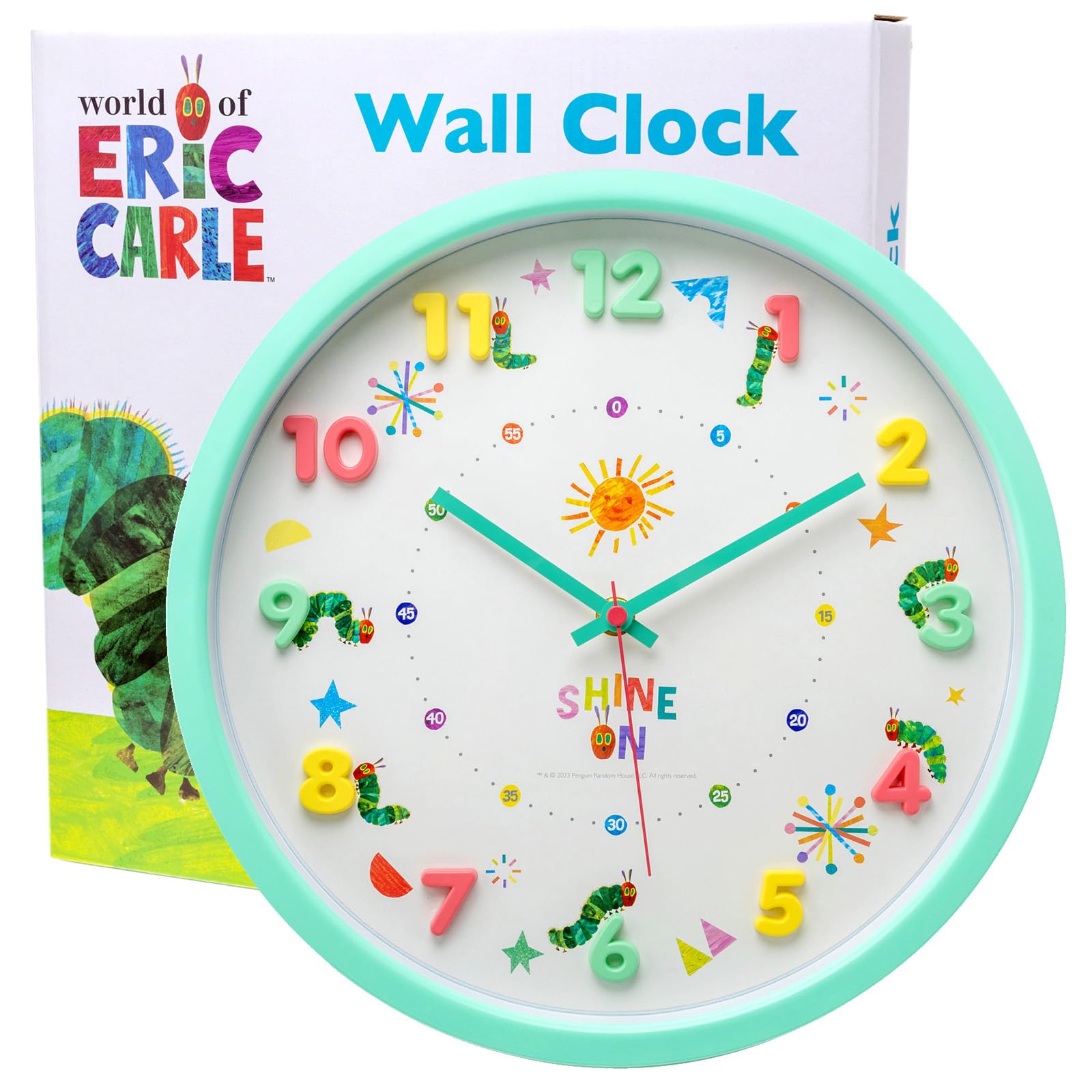 

Tees Factory The Very Hungry Caterpillar Icon Wall Clock Shine EC-5520434SH