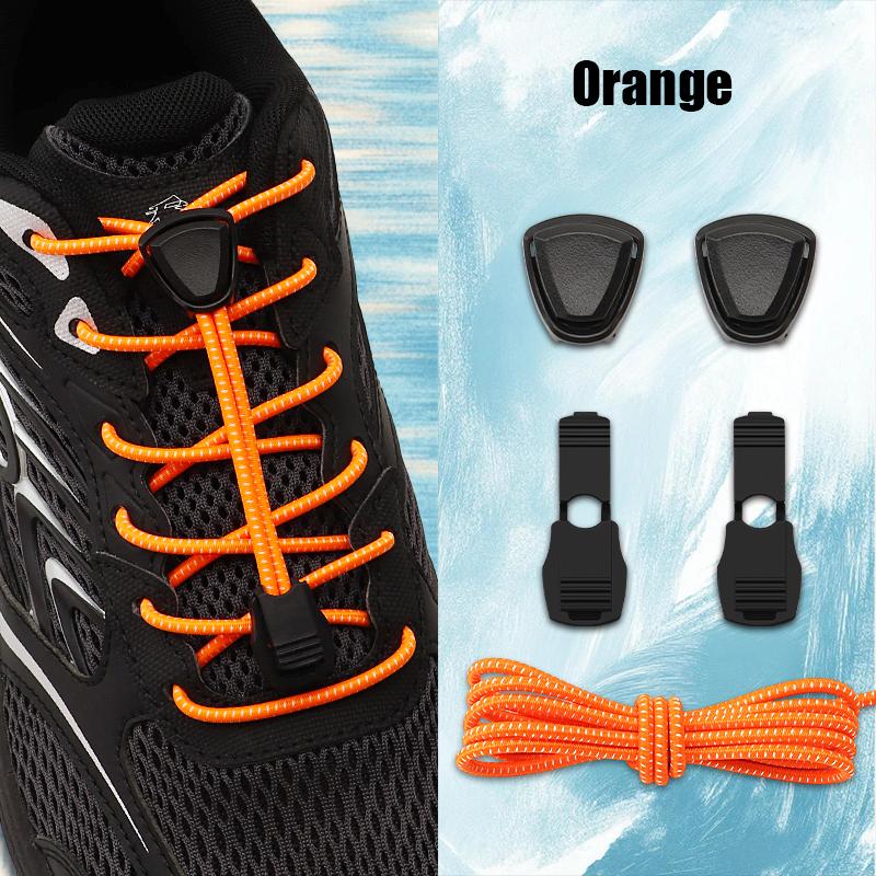 Elastische No-Tie Schnellverschluss-Schnürsenkel Automatisch für Wandern Laufen Sneaker - Ersatzzubehör für Outdoor-Schuhe