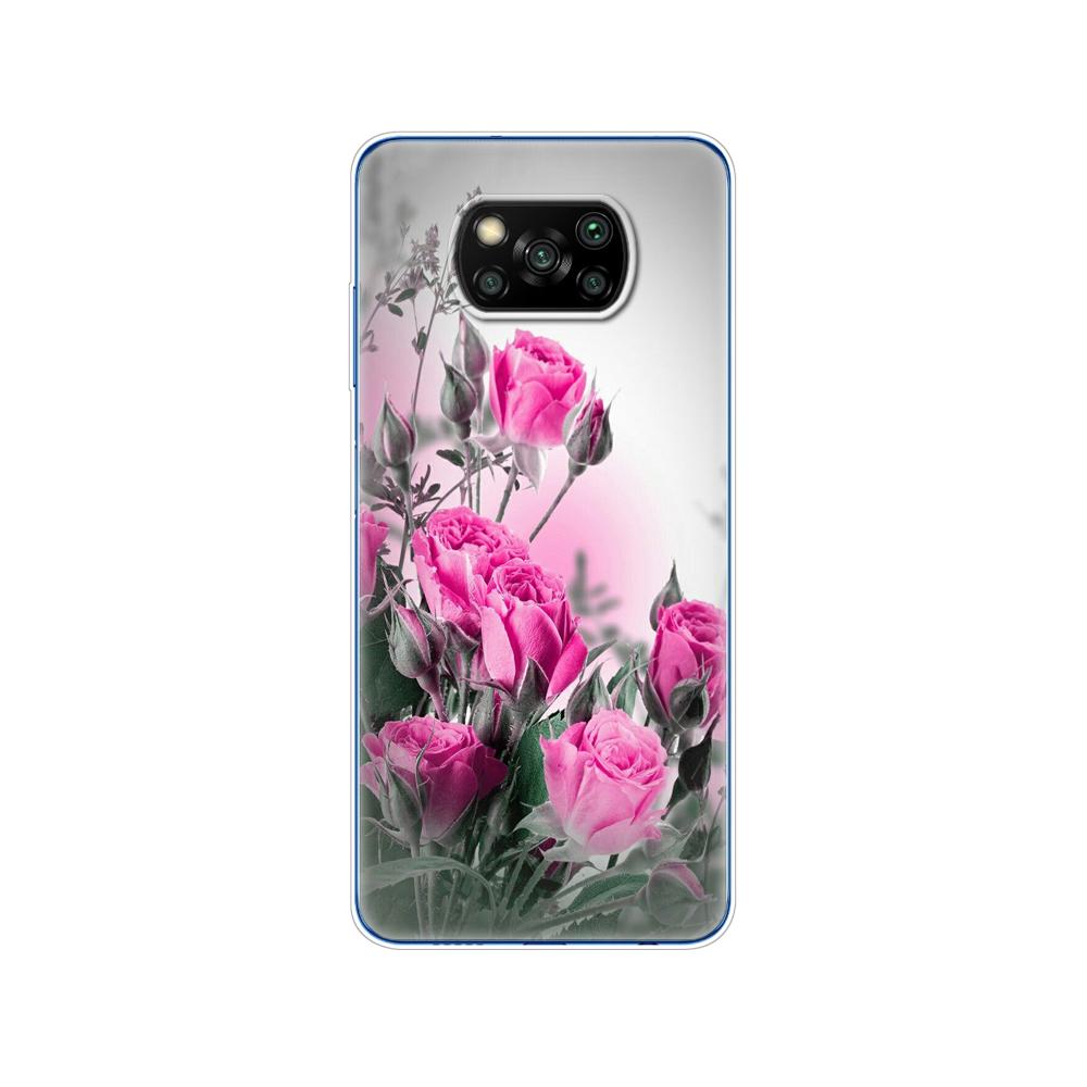 

Для Xiaomi Poco X3 NFC силиконовый чехол с мягкой задней панелью для POCO X3 Pro чехол из ТПУ, бампер для Poco X 3 PocoX3 NFC 6,67 дюйма, глобальный чехол для телефона For POCO X3 Pro