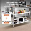 Stainless Steel Work Table Commercial Kitchen Work Food Prep Table 24"x60"