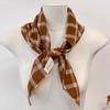 1Pc Acrylic cashmere-like Multi-functional Diamond Shaped Leisure Scarf Versatile Plaid Pattern Solid Color Shawl