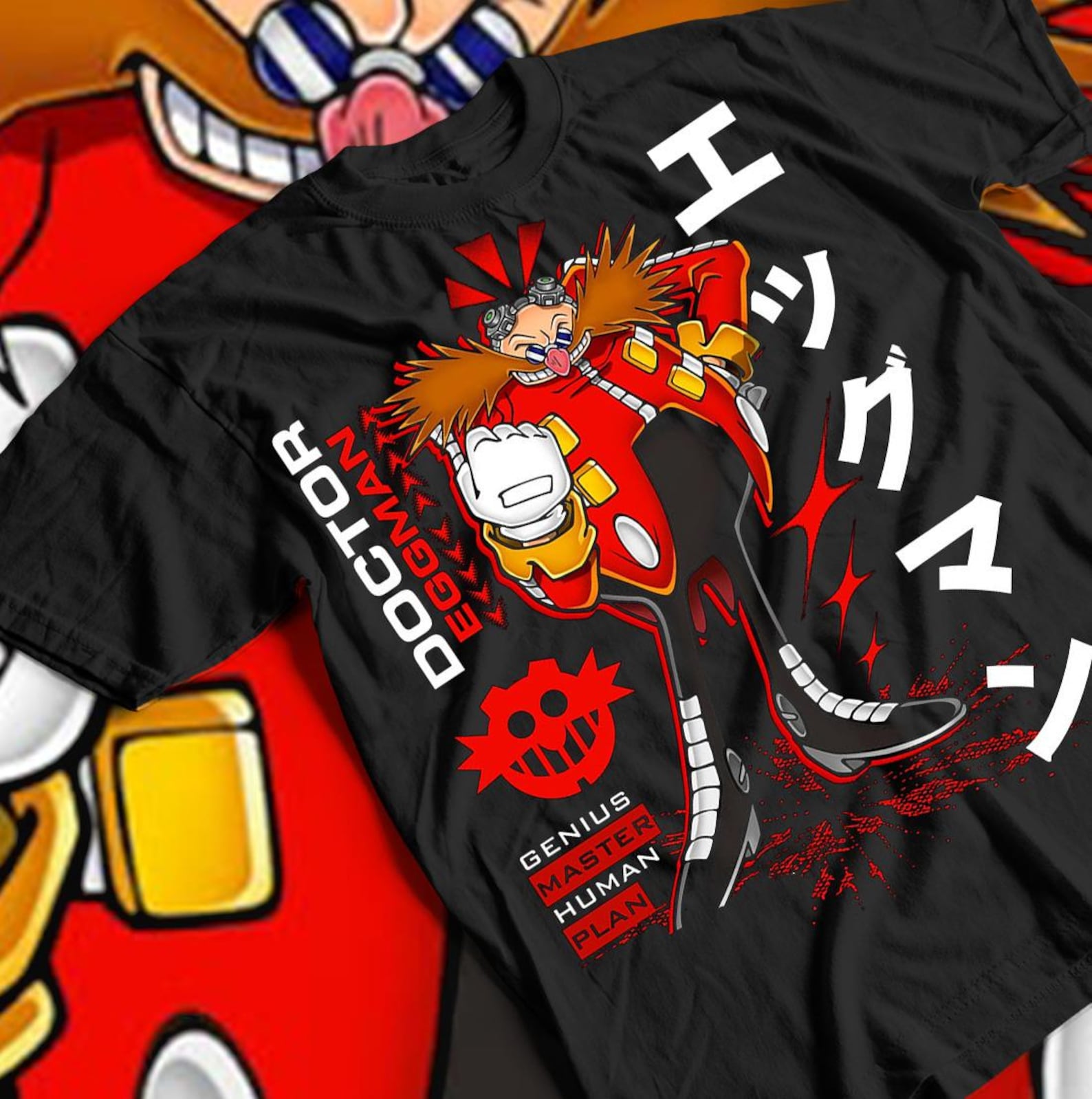 Anime Shirt: Unisex Cotton Tee Dr. Eggman XL