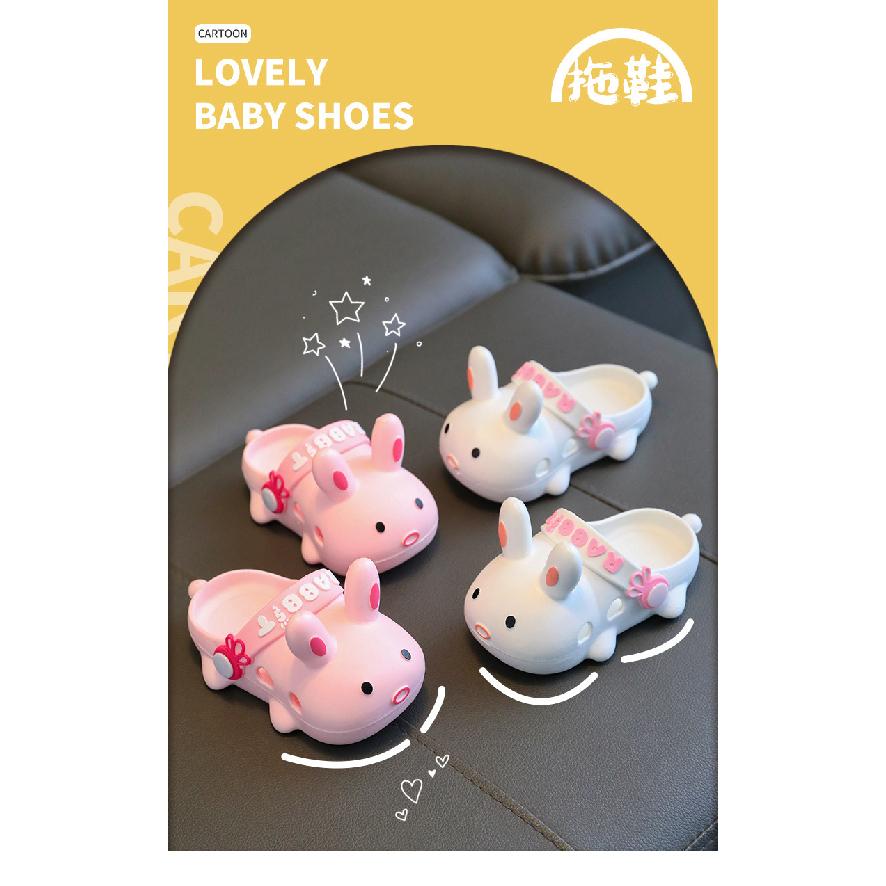 Children's Summer Cartoon Clogs for Boys and Girls, Indoor and Outdoor Wear, Closed-Toe Hole Shoes, Toddler Baby Non-Slip Soft Sole Sandals