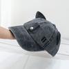 Breathable Cat Ears Baseball Cap Sweet Duck Tongue Cap Simple Sun Protection Cap  Streetwear