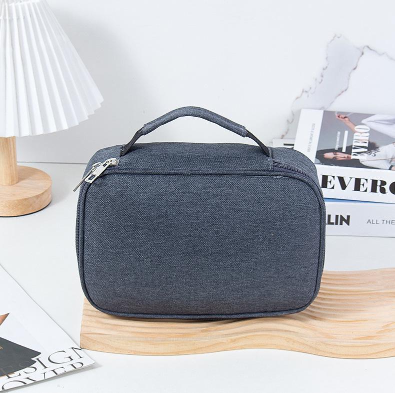 Large Capacity Multi-color Oxford Student Pencil Case & Stationery Box