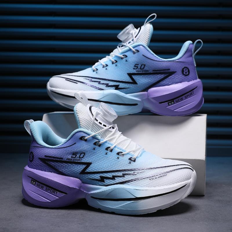 Boys  Shoes Popular Mesh Basketball Children s Breathable Running Lightweight Buttons 34