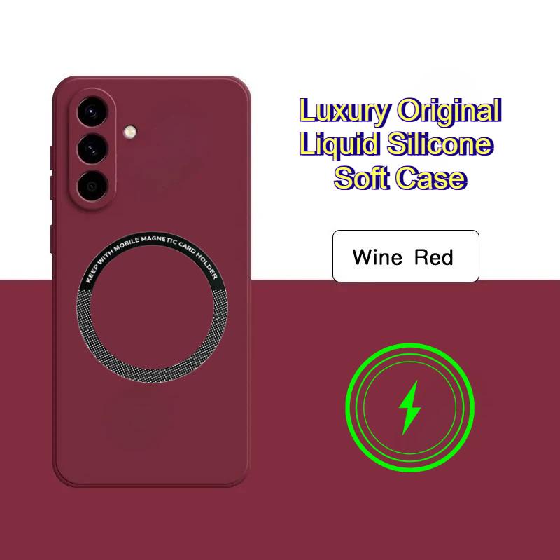 Luxury Original Liquid Silicone Soft Case For Samsung A57 A37 A17 A07 A56/36/26/16/06 A55/35/25/15/05S S26 S25 Ultra Plus Cover