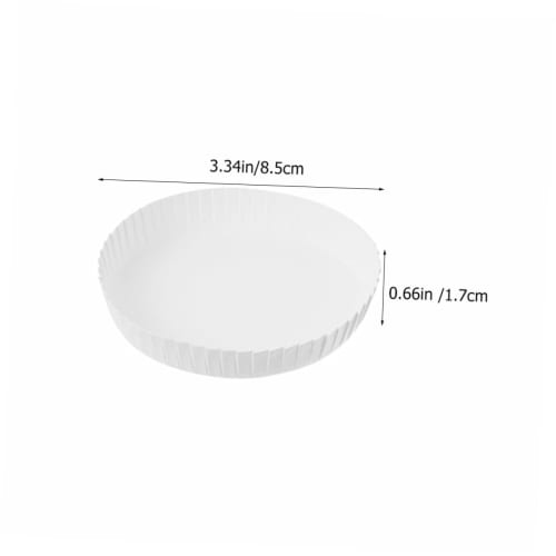 Lurrose 50-Piece Disposable Paper Cup Lids, Drink Covers for Water, Juice, and Iced Tea, for Home, Office, and Shop Use