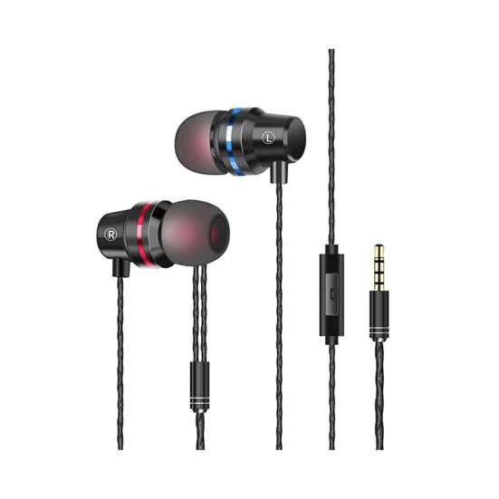 

Проводные наушники с мощными басами, внутриканальные наушники с шумоподавлением, интеллектуальное управление проводом, спортивная музыка, высокочеткие проводные игровые наушники чёрный