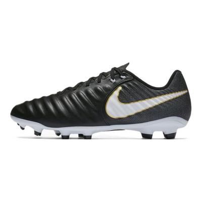 Tiempo Ligera 6 Scarpe da Calcio per Terreno Compatto Uomo Scarpe da Calcio Nero Bianco Oro 897744-002