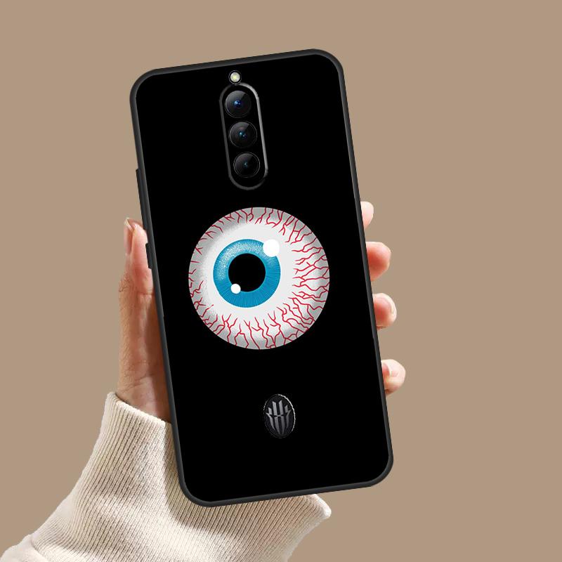 Monster-Auge Hülle mit Griff für ZTE Nubia Red Magic 11 10S 9S 8S 8 9 10 Pro Plus 6 7 6S 7S Pro 5G 6R 10 Air Cover