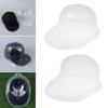 Beskyttelsesetui for hatt med buet brem, flat/konveks hatt, gjennomsiktig hattorganisatorboks, gaver, hattutstillingsboks