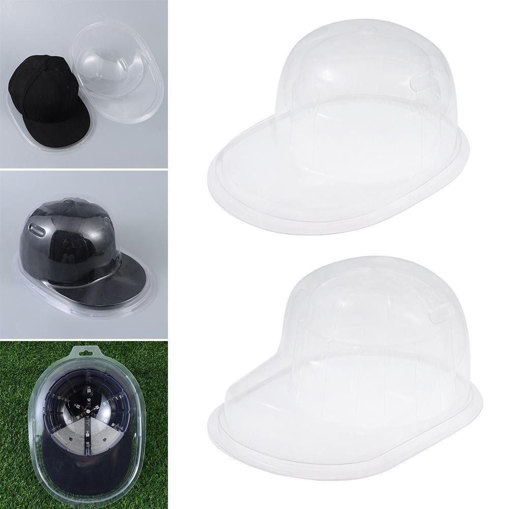 Curved Brim PVC Hat Storage Box Transparent Hat Display Case Gifts Cap Organizer Box