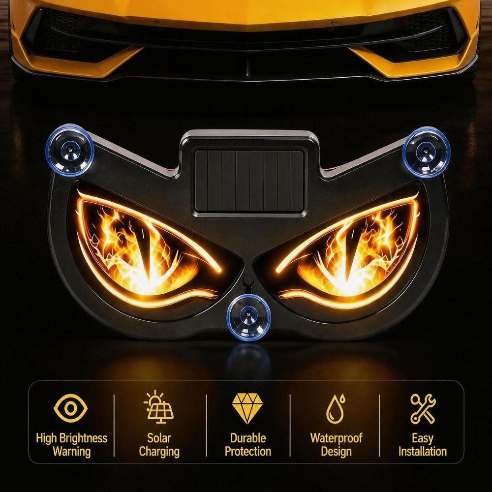 Wireless Solar LED Car Light Vibration Lights on Car Atmosphere Light  Car Rear Window
