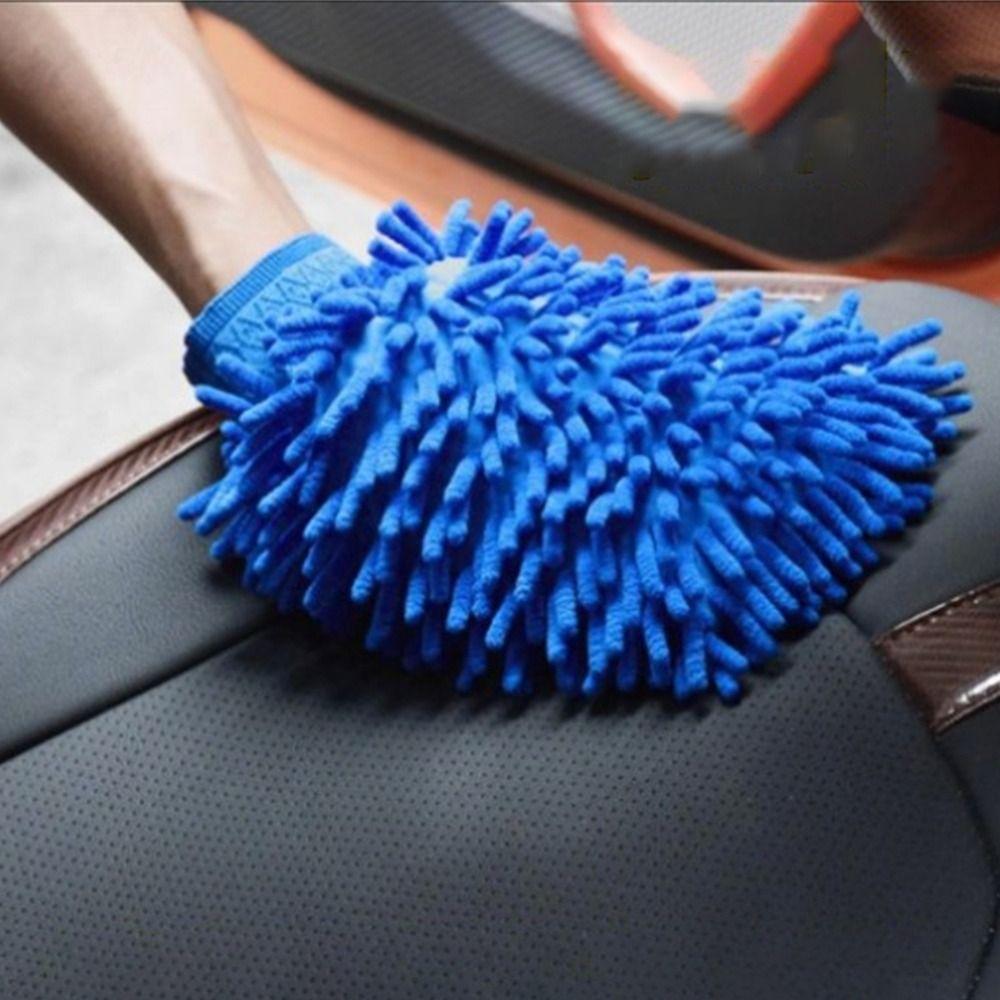 Microfiber Chenille Car Washing Gloves Washable Detailing Brush New Cleaning Tools