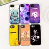 Mew two P-Pokemons P-Pikachus GO Phone Case for OPPO A80 A18 A16 A40 A17 A15 A38 A78 A79 A54 A57 A12 A60 4G 5G Protective Cover