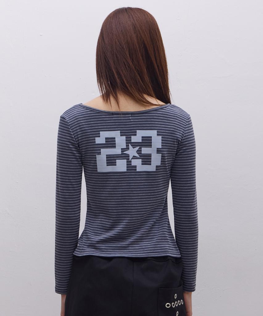 Ebeulisi 23 Logo Long Sleeve (Deep Blue)
