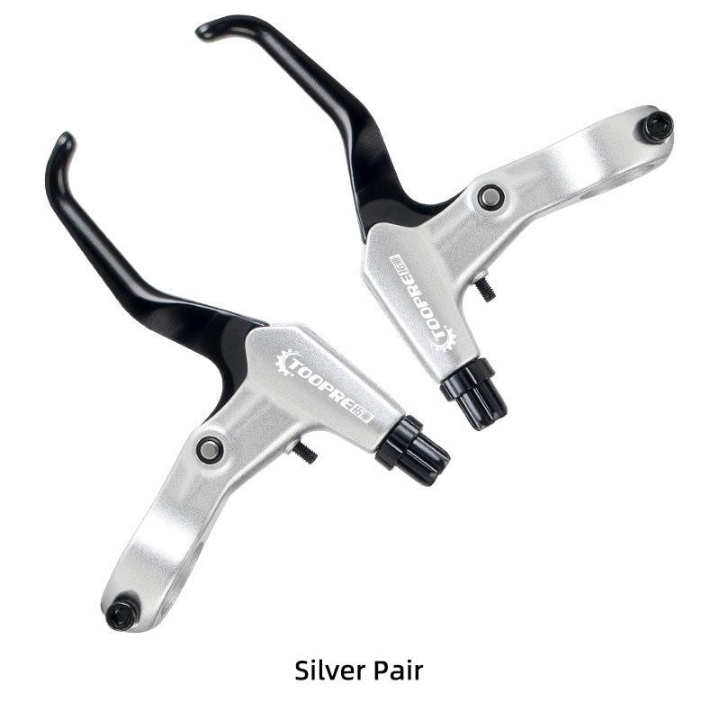 Toopre Bicycle Brake Lever Handle Aluminum Alloy Mountain Bike Brake Lever Fr5 Children s Bicycle Brake Lever Universal - silver