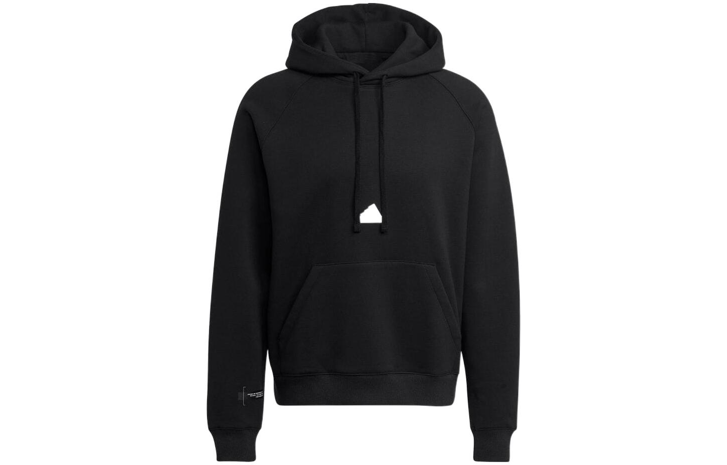 Adidas Sweatshirts Men s Black Hooded Moderate Regular HN1952 S