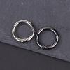 1Pc 25Mm Open Spring Ring Buckle Keyring Key Chains Openable Round Carabiner Buckle Key Rings For Bag Jewelry Finings