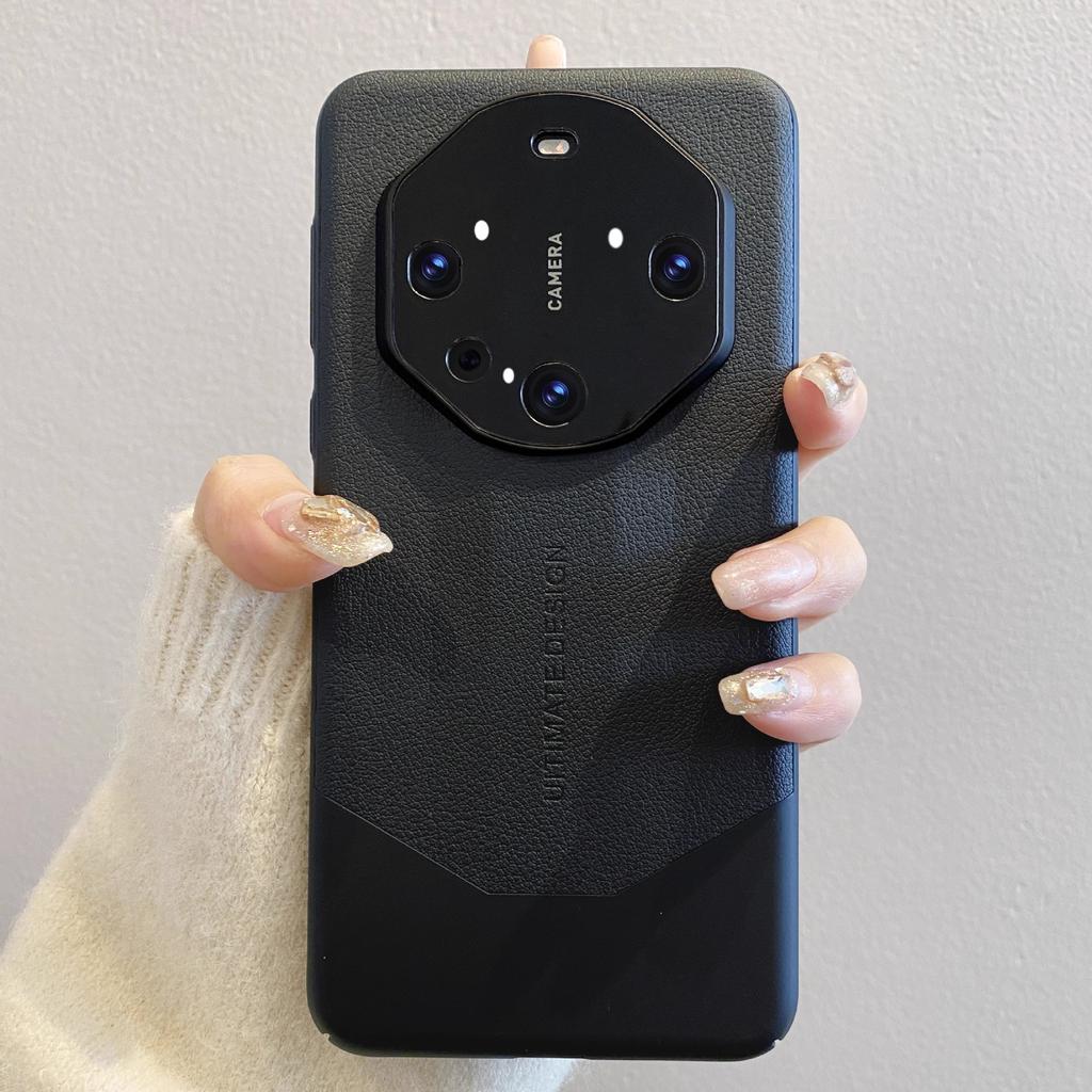 Anwendbar auf Huawei Mate60pro Neue Handyhülle Mate60RS Echtes Leder Ultradünn 70pro High-End Herren- und Damenstil