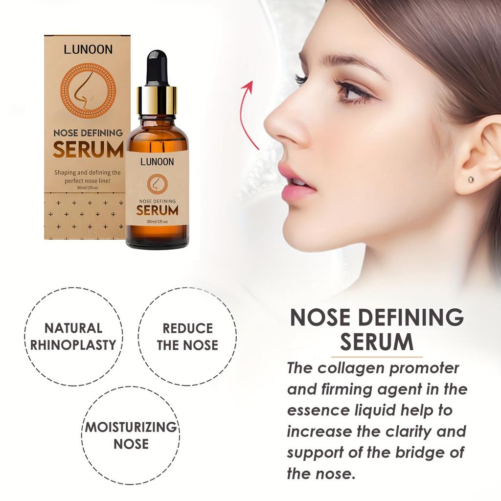 Nose Sculpting Serum - Natural Rhinoplasty Alternative, Collagen Boost & Hydrating Formula ,Enhances Facial Contours, Nasal Shaping Essence