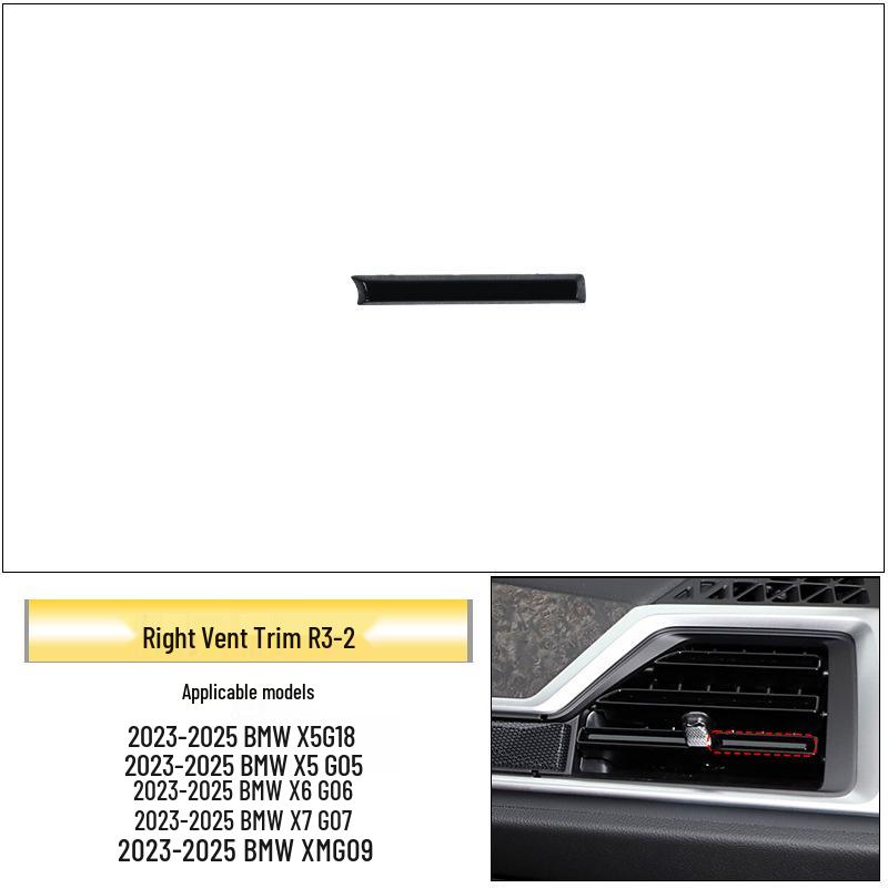 BMW X5/X6/X7 Air Vent Repair Kit: Adjustment Knob Shaft & Panel Frame