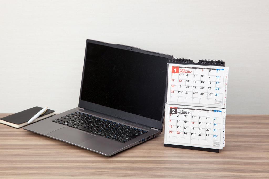 Takahashi 2026 A6 x 2 E131 Calendar, Desk, 2-Month List, Pages,