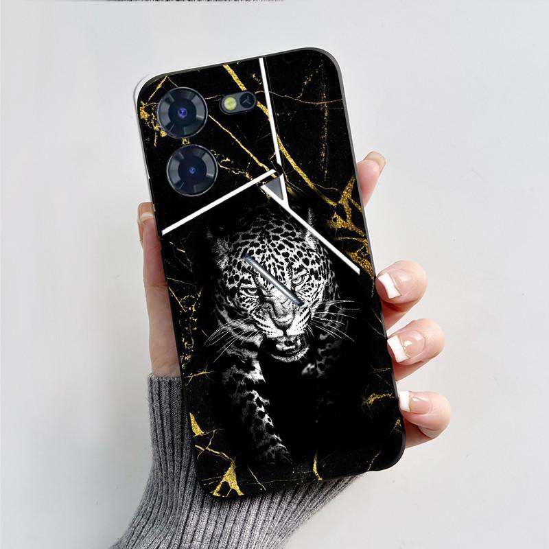 

For Tecno Pova 5 Pro Case Cover Shockproof Black Wukong Phone Cases For Tecno Pova 5 Silicone Back Cover Pova5 Pro Bumper Fundas Pova 5 (LH7n)