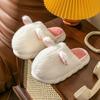 Cotton Slippers Bag and Home Slippers Winter Women's Waterproof Down Cloth Thickened Shoes Non-slip Warm Cotton Shoes Men's Shoes
