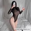 Seductive Ultra-Thin See-Through One-Piece Crotch-Open Lingerie