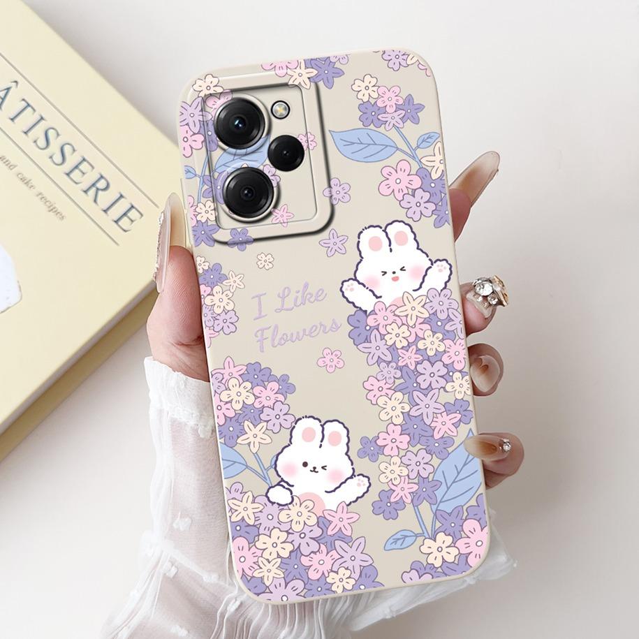 For Xiaomi Poco X5 Pro Case Cool Fashion Flower Sunset Soft Silicone Soft Protection Cover For Xiaomi Poco X5 X 5 X5Pro 5G Funda