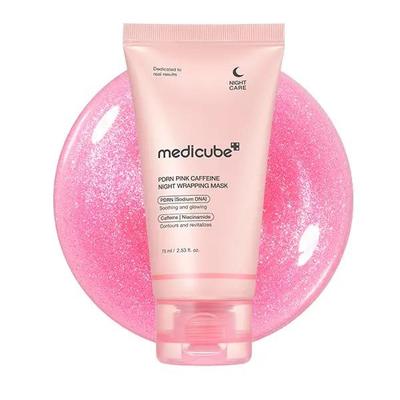 PDRN Pink Caffeine Overnight Wrapping Mask : SLEEP, SHED, AND GLOW!