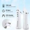 Rechargeable Waterproof IPX6 Electric Water Flosser Irrigator Water Jet Dental Flosser Cordless Electric Water Pump Flosser