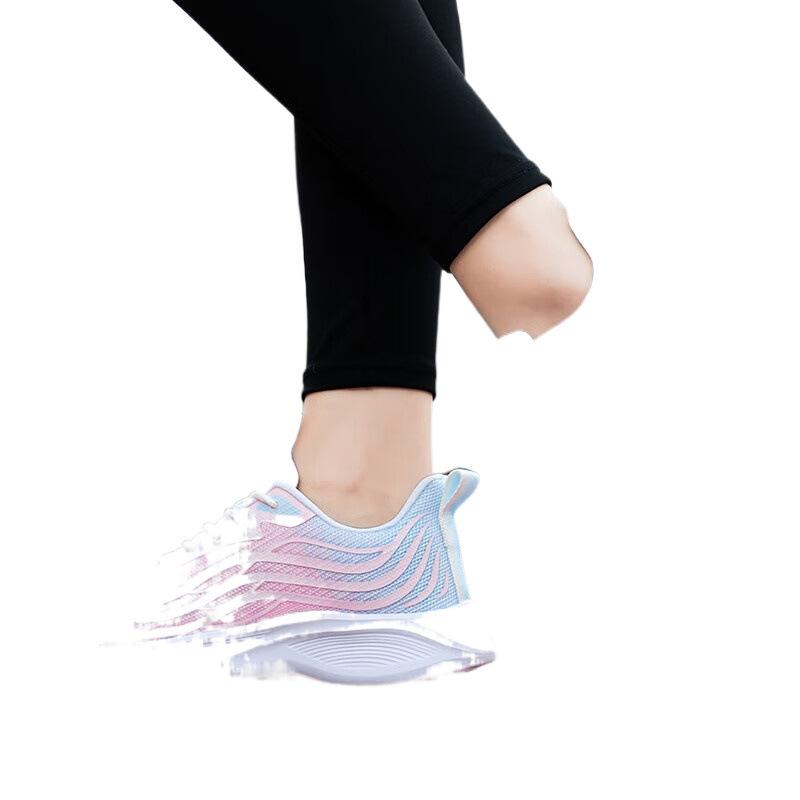 Sneakers Women's running shoes Shock absorption Lightweight soft sole Comfortable 2025 New gym special fitness shoes Junior high school students