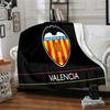 Valencia Crest Design Flannel Blanket, Soft Polyester, Modern Design, All-Season for Camping, Travel, Gifts for holidays or birthdays
