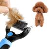 Stainless Pet Deshedding Brush Dog Hair Remover A Pet Double-sided Knot  Comb Dog Comb Cat Grooming Shedding Supplies Tools