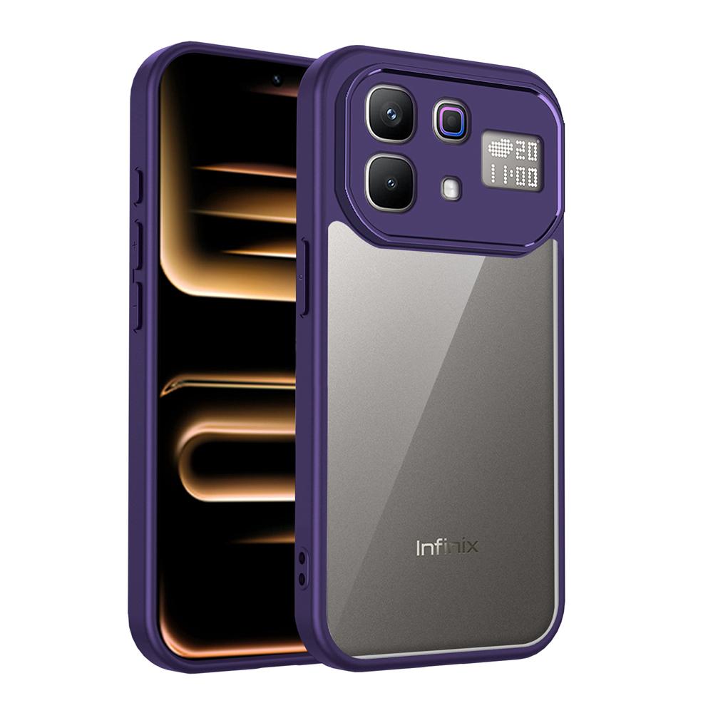 KEYSION Transparent Phone Case for Infinix Note 60 Pro 5G Soft Silicone+PC Clear Shockproof Phone Cover for Infinix Note 60 5G